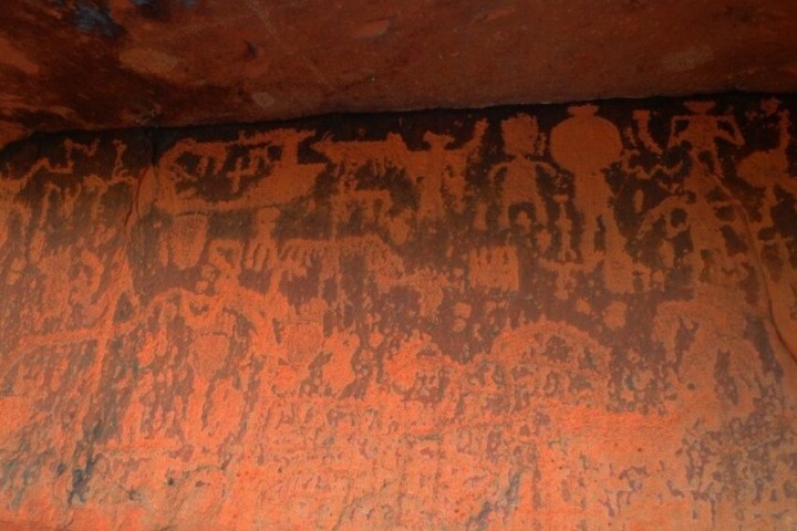 a painting on the side of a building