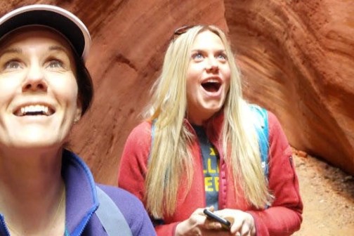 a woman wearing a hat